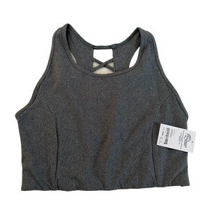 Core IO Grey Heather Sports Bra Size Small